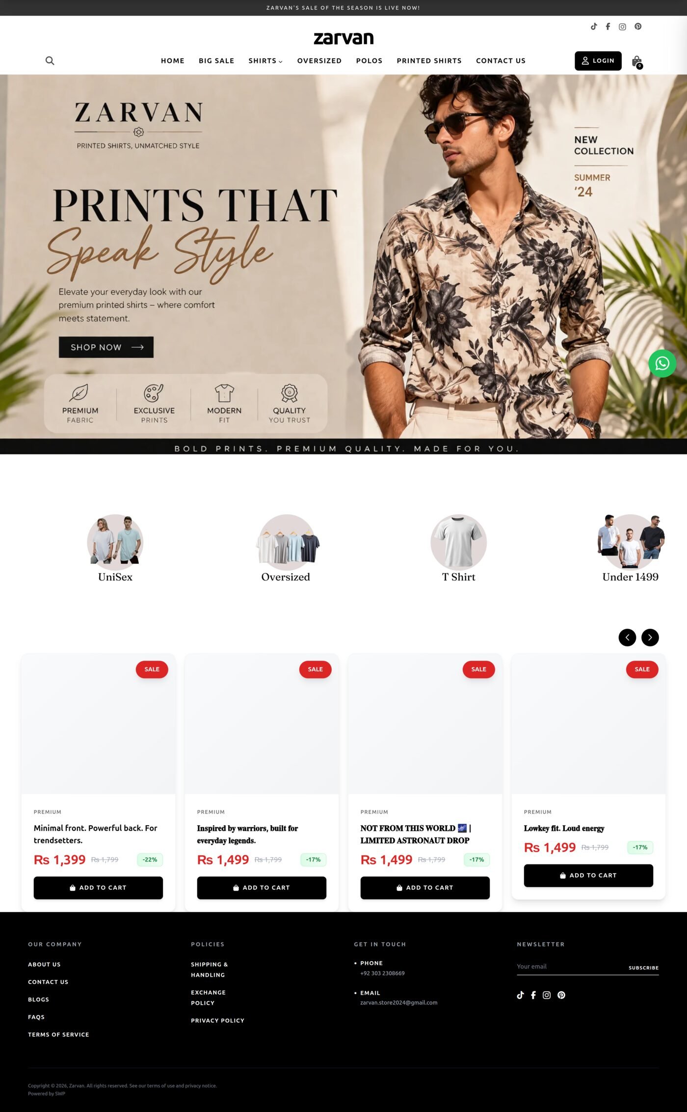 Zarvan Fashion Store