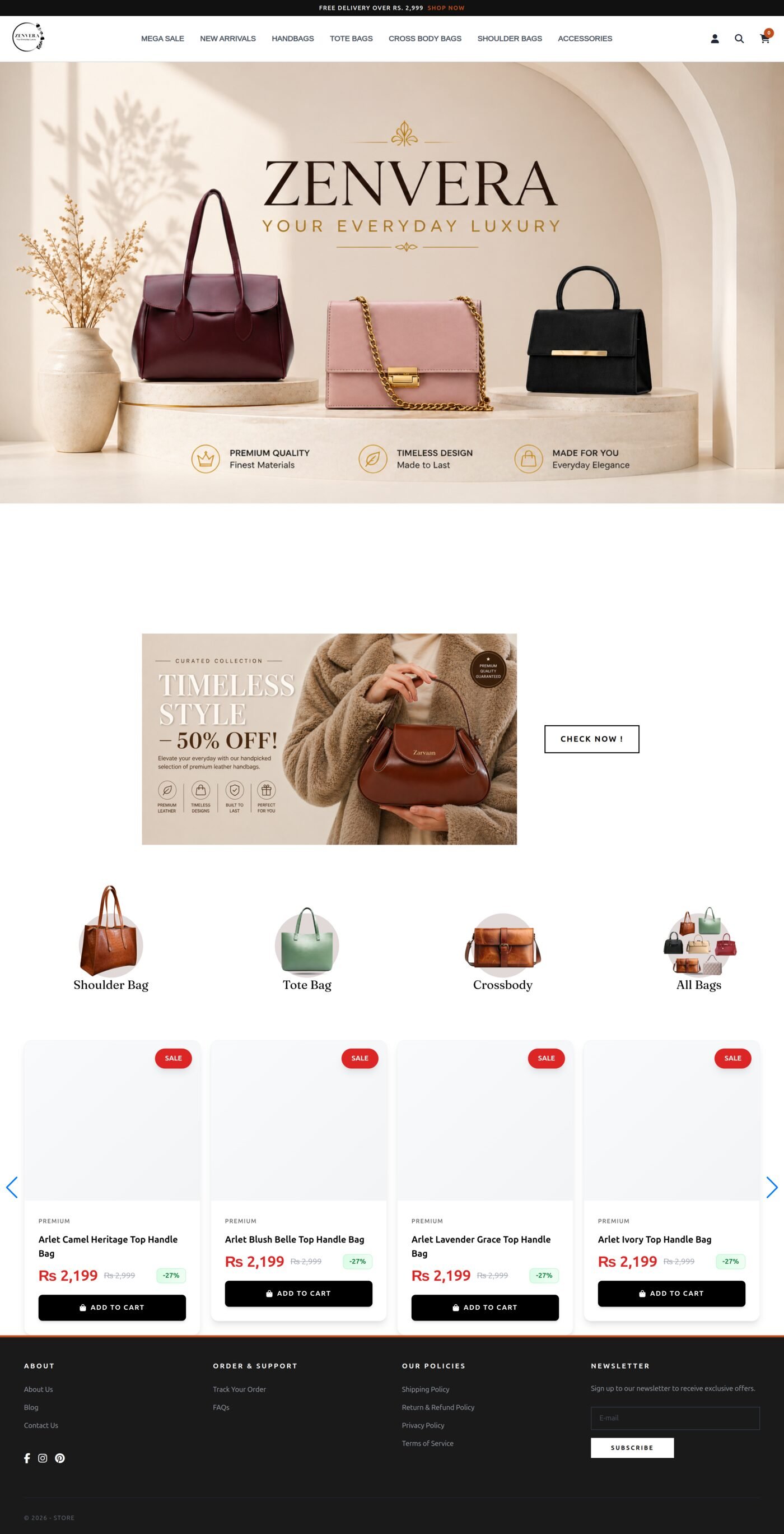 Zenvera Online Store