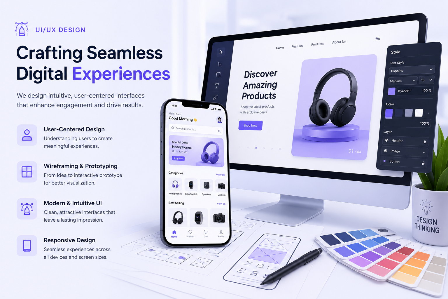 User Research & Wireframing