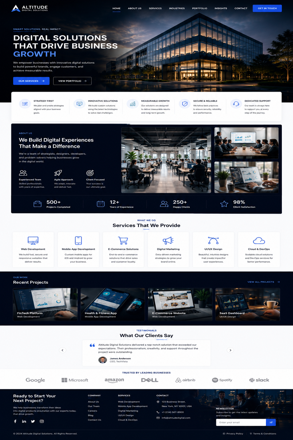Financial Advisory Website