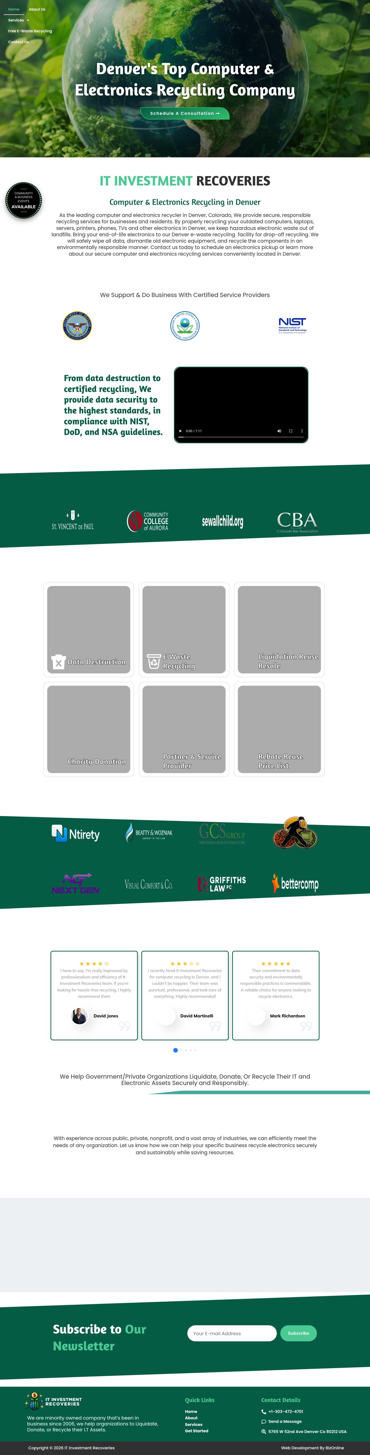 IT Investment Recoveries Portal